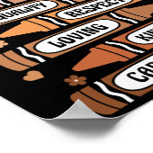 教えMeline Afro African Black History Month Tea ポスター (角)