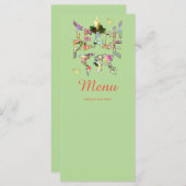 教えPeace Christmasランチパーティー メニュー (正面/裏面)