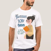 教えs Is My Cardio T-Shirt – 教師シャおもしろいツ Tシャツ (正面)