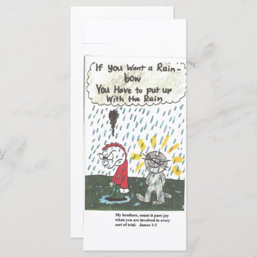 教会おもしろいことわざ書マーク (正面/裏面)