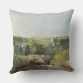 教会およびVIのOsmingtonの村の眺め クッション (裏面)