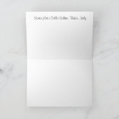 教会が付いている挨拶状のブランク、 カード (内部)