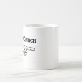 教会でおならマグカップ 喜劇 コーヒーマグカップ (中央)