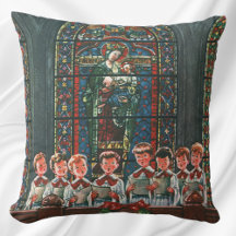 教会で合唱団を歌うヴィンテージクリスマスの子供たち