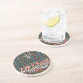 教会で合唱団を歌うヴィンテージクリスマスの子供たち コースター (側面)