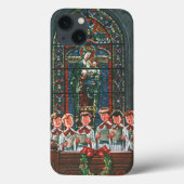 教会で合唱団を歌うヴィンテージクリスマスの子供たち Case-Mate iPhoneケース (裏面)