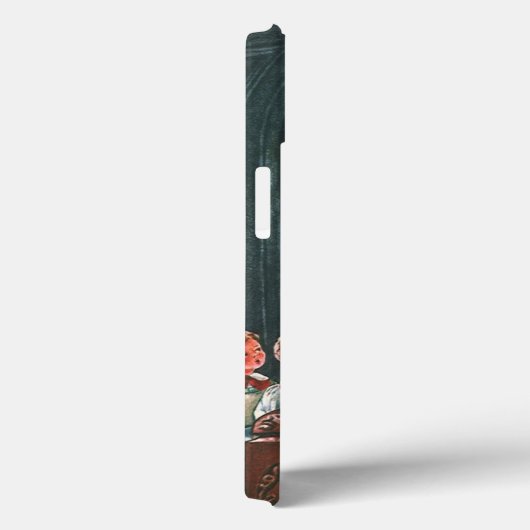 教会で合唱団を歌うヴィンテージクリスマスの子供たち Case-Mate iPhoneケース (裏面 / 右)