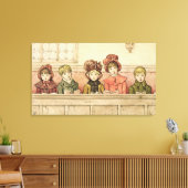 教会で歌う(紙付き) キャンバスプリント (インサイチュ (リビング))