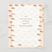 教会とおむつベビー散水シャワー予算 (裏面)