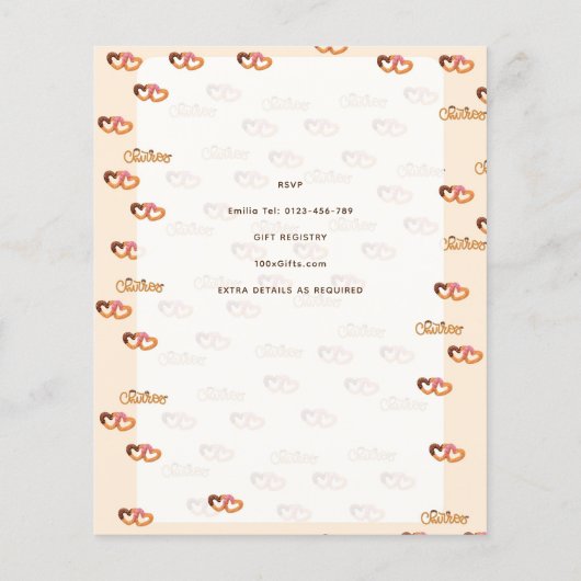 教会とおむつベビー散水シャワー予算 (裏面)