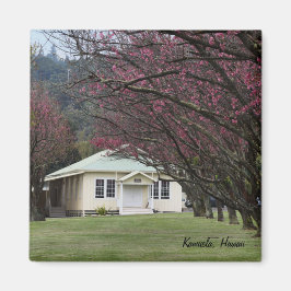 教会とさくらんぼ マグネット