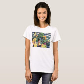 教会とのバイエルンの景色 Tシャツ (正面フル)