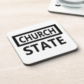 教会と州の分離 – 第1改正 コースター (左側)