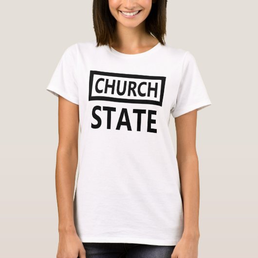 教会と州の分離 – 第1改正 Tシャツ (正面)