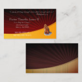 教会と牧師の名刺 名刺 (正面/裏面)