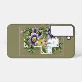 教会と花のある十字架  SAMSUNG GALAXYケース (裏面横)