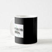 教会に行くんじゃない コーヒーマグカップ (正面左)