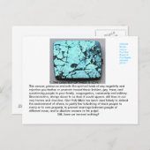 教会に送るべきLGBTのコミュニティのための郵便はがき ポストカード (正面/裏面)