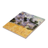 教会のあるオーベールの風景 ヴィンセント・ヴァン・ゴッホ タイル (側面)