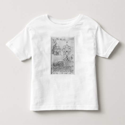 教会のためのデザイン、fol。 4r トドラーTシャツ (正面)