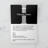 教会のつながりカードへようこそ カード (内部)