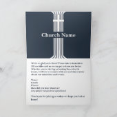 教会のつながりカードへようこそ カード (内部)