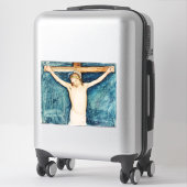 教会のアルタルピースからの十字架刑 シール (スーツケース)