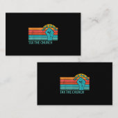 教会のアンチ宗教無神論の無神論の安全に課税する 名刺 (正面/裏面)