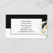 教会のイベントフライヤーヨハネ15:12互いを愛し合う 名刺 (裏面)