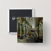 教会のインテリア 缶バッジ (正面&裏面)