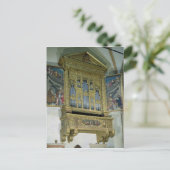 教会のオルガンの表示， c.1590 ポストカード (スタンド正面)