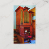 教会のオルガン 名刺 (裏面)
