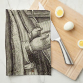 教会のカンタベリー博士の聖アンセルム キッチンタオル (四つ折り)