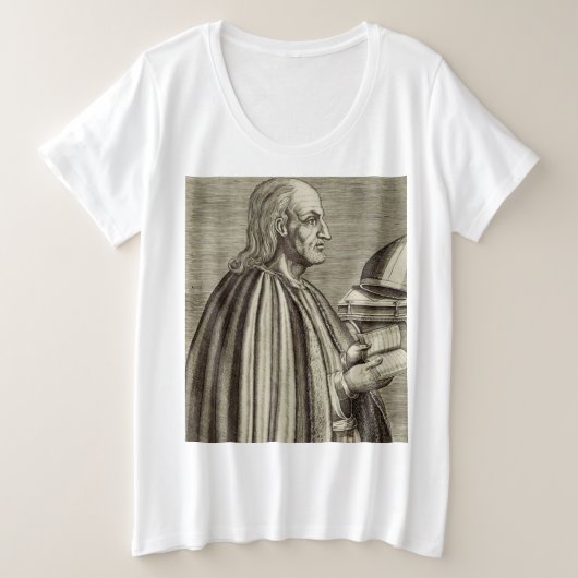 教会のカンタベリー博士の聖アンセルム プラスサイズTシャツ (デザイン正面)