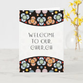 教会のカードへようこそ カード (黄色い花)