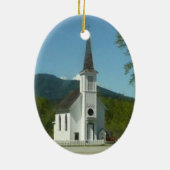 教会のクリスマスオーナメント セラミックオーナメント (裏面)