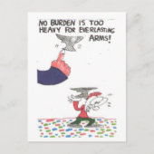 教会のシンボルや象徴おもしろい付きはがき ポストカード (正面)