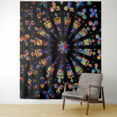 教会のステンドグラスの窓の色 タペストリー (インサイチュ)