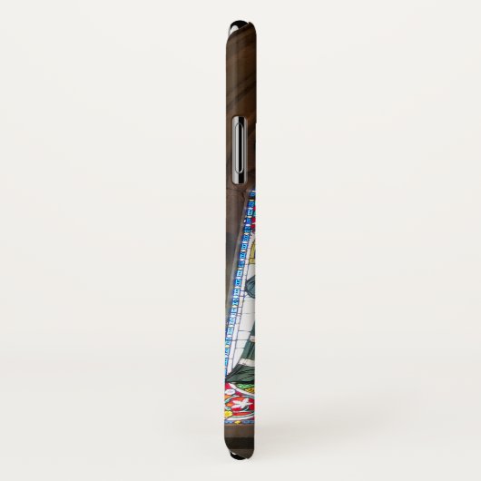 教会のステンドグラス窓。携帯電話ケース Case-Mate iPhoneケース (裏面/右)