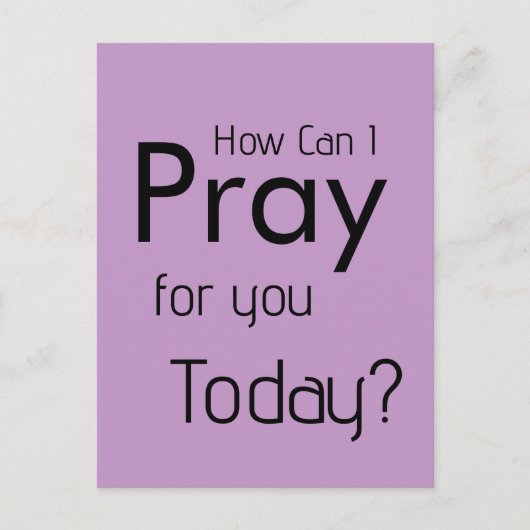 教会のダイレクトメ祈イルのためにはどうすればいい？ ポストカード (正面)