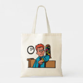 教会のトートバッグに遅れる トートバッグ (裏面)