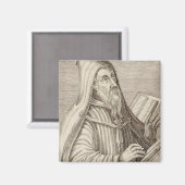 教会のヒッポ博士の聖アウグスティヌス マグネット (正面/裏面)