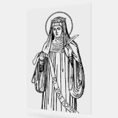 教会のビンゲン博士の聖ヒルデガール アクリルサイン (傾斜)