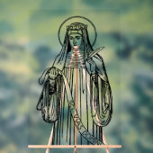 教会のビンゲン博士の聖ヒルデガール アクリルサイン (ニュートラル)