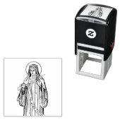 教会のビンゲン博士の聖ヒルデガール セルフインキングスタンプ (インサイチュ)