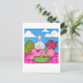 教会のピクニック感動的はがき ポストカード (スタンド正面)