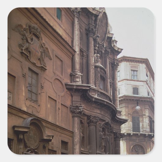 教会のファサード スクエアシール (正面)