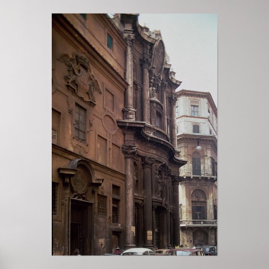 教会のファサード ポスター (正面)