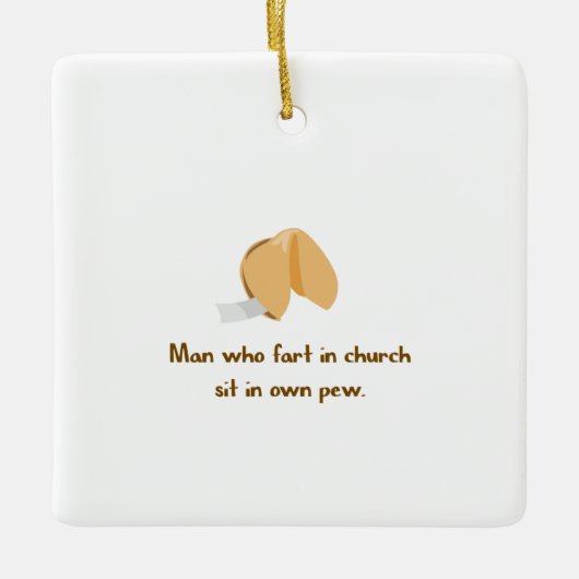 教会のファルト セラミックオーナメント (正面)