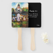 教会のファン ハンドファン (正面&裏面)